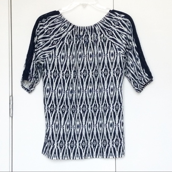 Navy Batik Style shirt - Picture 3 of 8